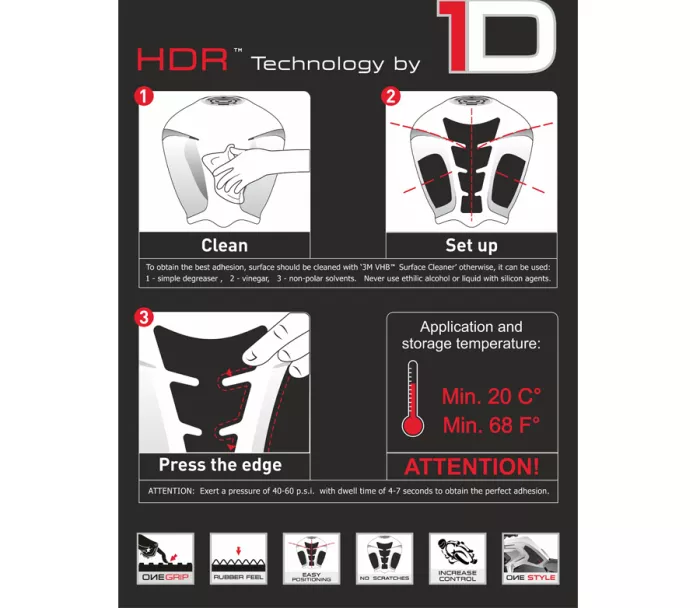 Print HDF9R black/red universal