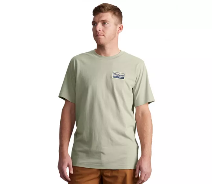 Koszulka CARHARTT Script S/S Patch t-shirt sage