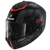 Kask motocyklowy Shark KAR Spartan Rs Stingrey Mat Czarny Antracyt Czerwony