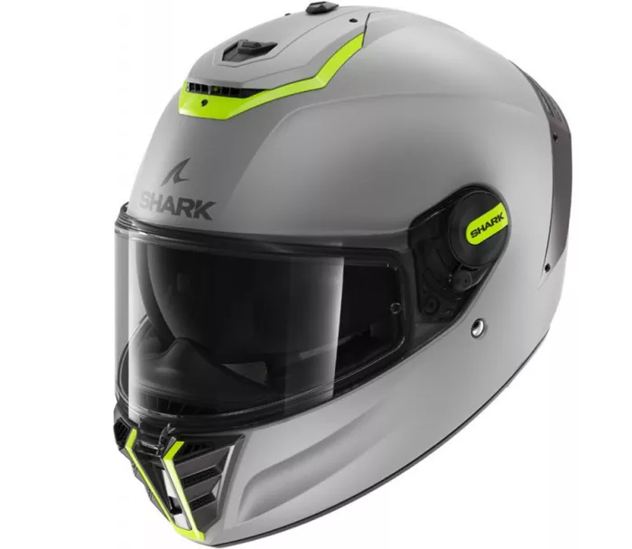 Kask motocyklowy Shark SPARTAN RS BLANK Mat SP Silver Yellow Silver/SYS