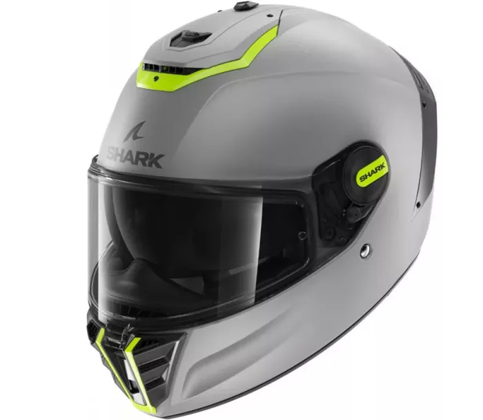 Kask motocyklowy Shark SPARTAN RS BLANK Mat SP Silver Yellow Silver/SYS rozmiar L