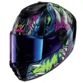 Kask motocyklowy Shark KGV SPARTAN RS SHAYTAN Black Green Violet