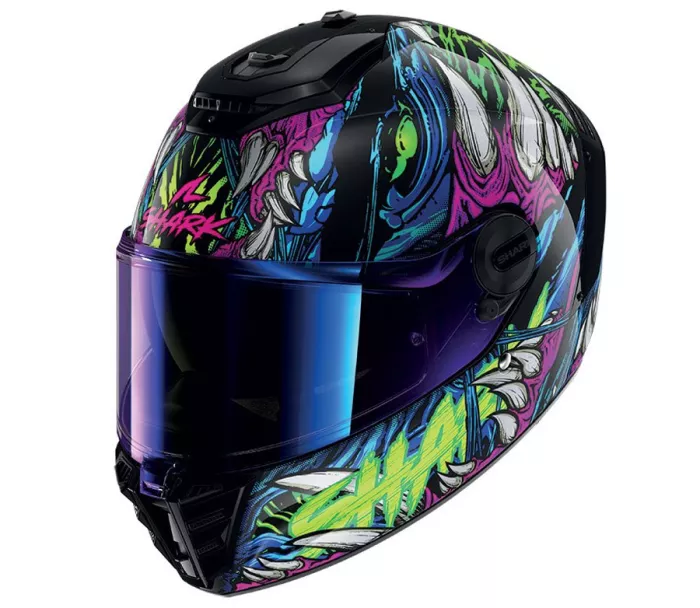 Kask motocyklowy Shark KGV SPARTAN RS SHAYTAN Black Green Violet