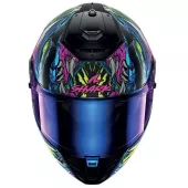 Kask motocyklowy Shark KGV SPARTAN RS SHAYTAN Black Green Violet