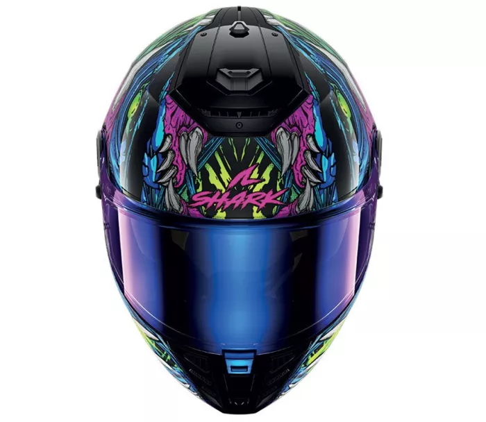 Kask motocyklowy Shark KGV SPARTAN RS SHAYTAN Black Green Violet