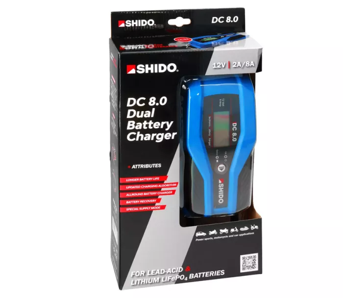 Shido DC8.0 EU Shido Allround Charger 8A EU