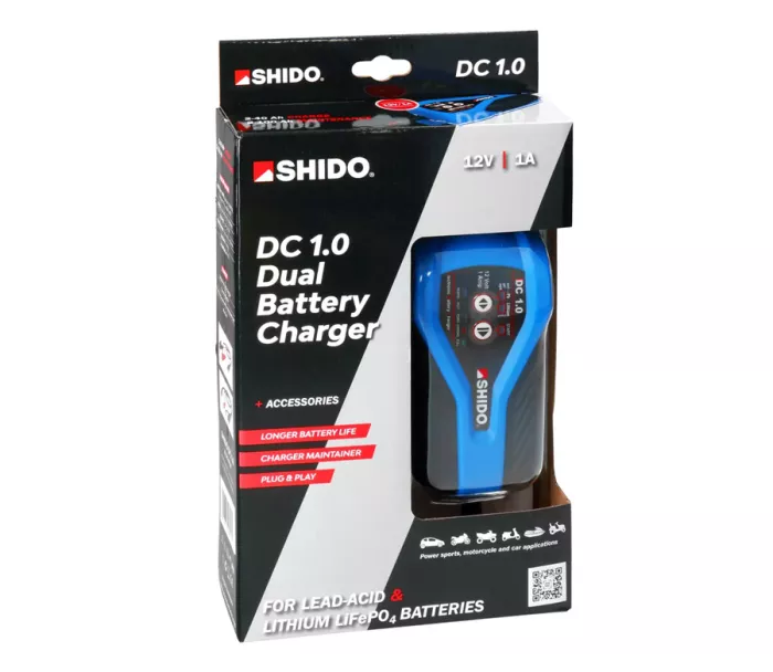 Shido DC1.0 BLK EU Shido dual charger 1A BLK EU canbus system