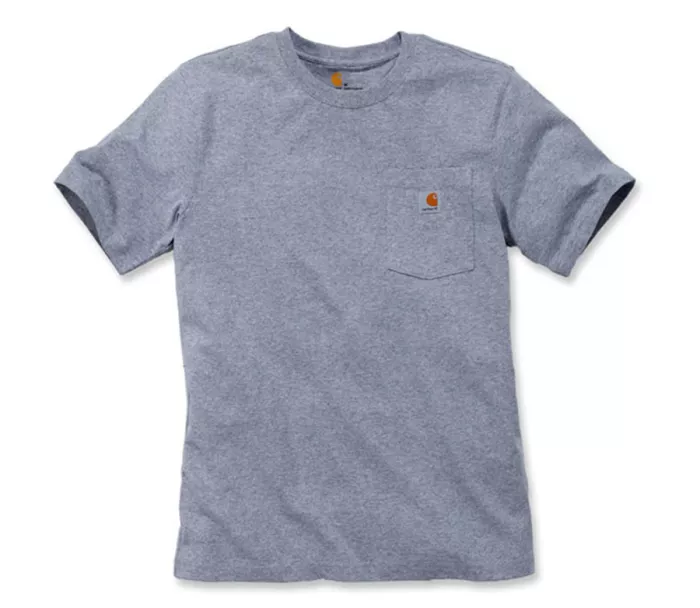 Podkoszulek CARHARTT WORKWEAR POCKET T-SHIRT S/S HEATHER GREY