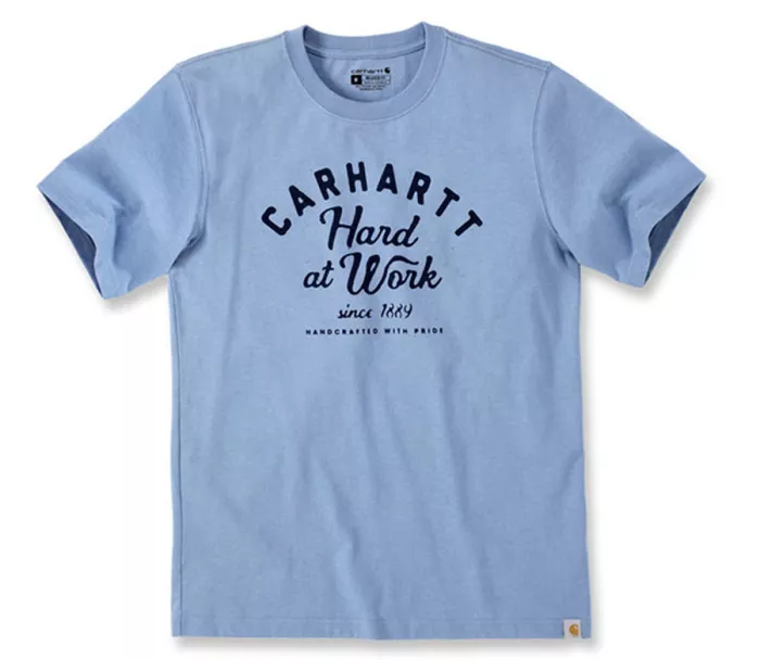 Koszula CARHARTT HARD AT WORK T-SHIRT SKYSTONE HEATHER