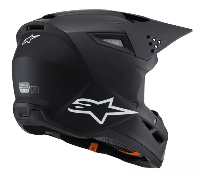 Kask dziecięcy Alpinestars SM3 Solid black matt helmet