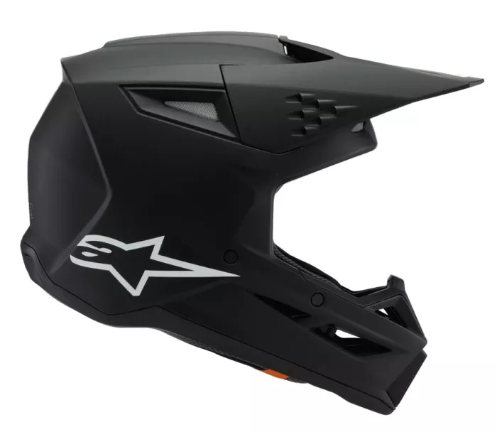 Kask dziecięcy Alpinestars SM3 Solid black matt helmet