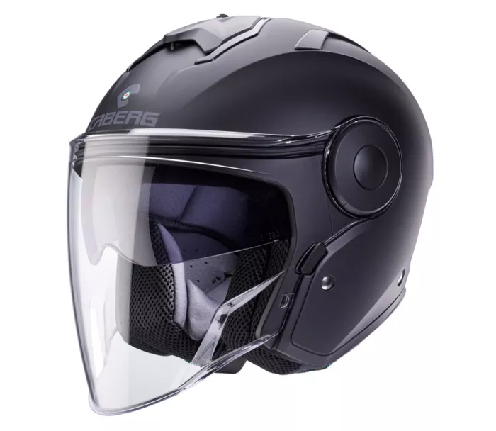 Kask otwarty Caberg Soho w kolorze czarnym matowym