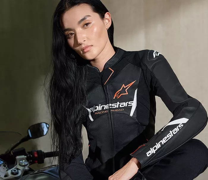 Kurtka damska Alpinestars Stella Faster V3 black/white/coral