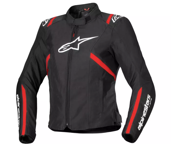 Damska kurtka tekstylna Alpinestars Stella T-SPS V2 waterproof black/white/red