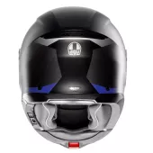 Helma na moto AGV TOURMODULAR E2206 MPLK STRAY BLACK/GREY/BLUE