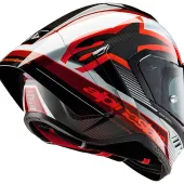 Kask motocyklowy Alpinestars Supertech R10 Team black/carbon red/white glossy