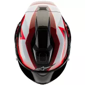 Kask motocyklowy Alpinestars Supertech R10 Team black/carbon red/white glossy