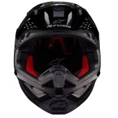 Kask motocrossowy Alpinestars Supertech M10 Flood black/dark grey