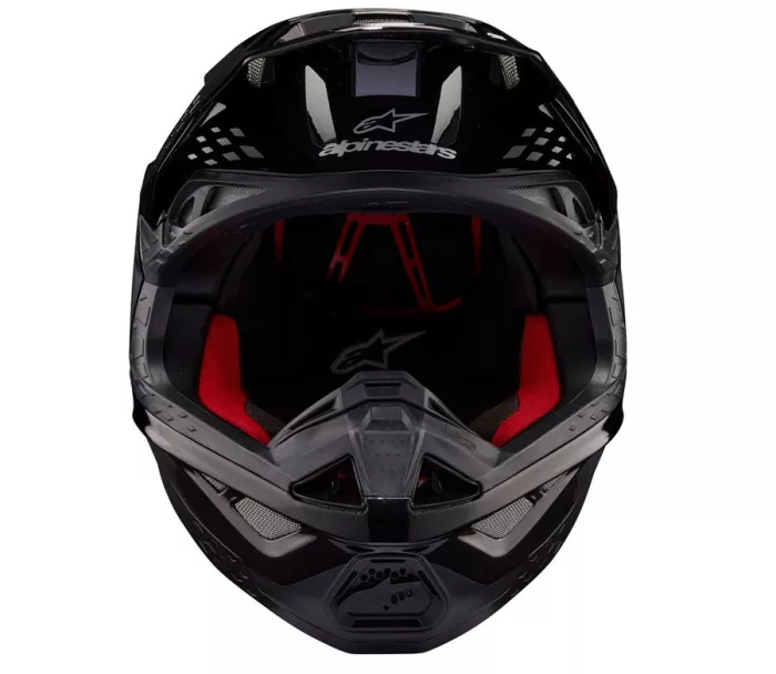 Kask motocrossowy Alpinestars Supertech M10 Flood black/dark grey