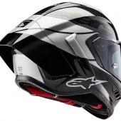 Kask motocyklowy Alpinestars Supertech R10 Element black/carbon silver/black glossy