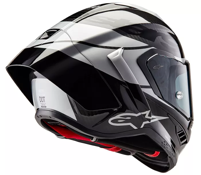 Kask motocyklowy Alpinestars Supertech R10 Element black/carbon silver/black glossy