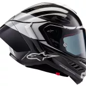 Kask motocyklowy Alpinestars Supertech R10 Element black/carbon silver/black glossy