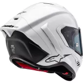 Kask motocyklowy Alpinestars Supertech R10 Solid white glossy/black matt