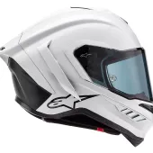 Kask motocyklowy Alpinestars Supertech R10 Solid white glossy/black matt