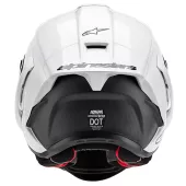 Kask motocyklowy Alpinestars Supertech R10 Solid white glossy/black matt