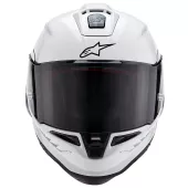 Kask motocyklowy Alpinestars Supertech R10 Solid white glossy/black matt