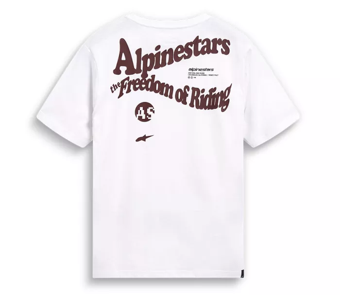 T-shirt Alpinestars Swishy biały