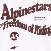 T-shirt Alpinestars Swishy biały