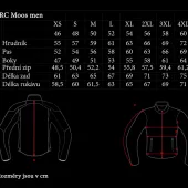 Skórzana kurtka motocyklowa XRC Moos blk/szara, rozmiar