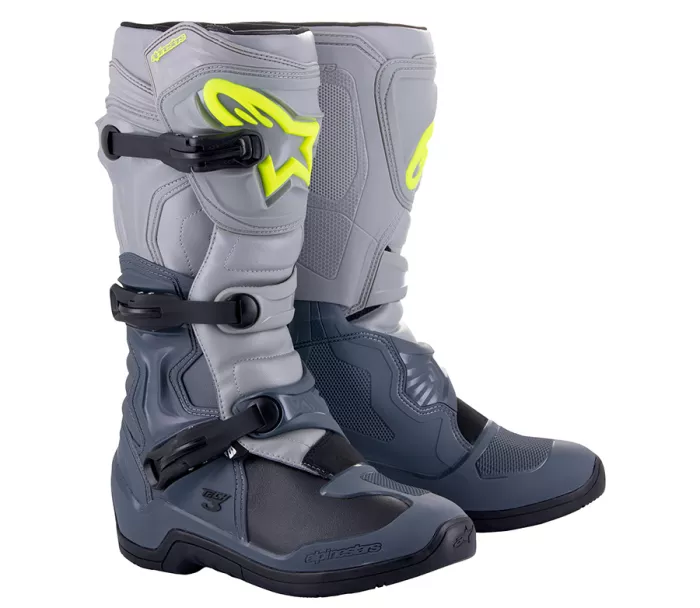 Buty motocrossowe Alpinestars Tech 3 ciemnoszare/jasnoszare/czarne 2024