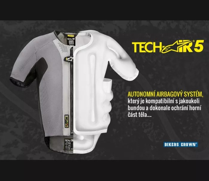 Kamizelka z poduszką powietrzną Alpinestars Tech-Air® 5 + certyfikowany serwis poduszek powietrznych