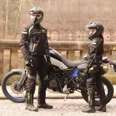 Damska kurtka motocyklowa XRC Totter WTP blk / szara / fluo