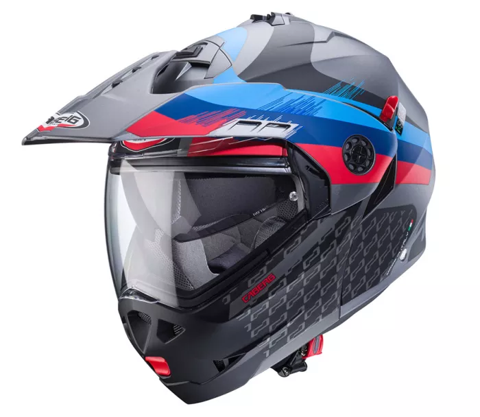 Kask składany Caberg Tourmax X Sarabe matt gun metal/black/BMW colors