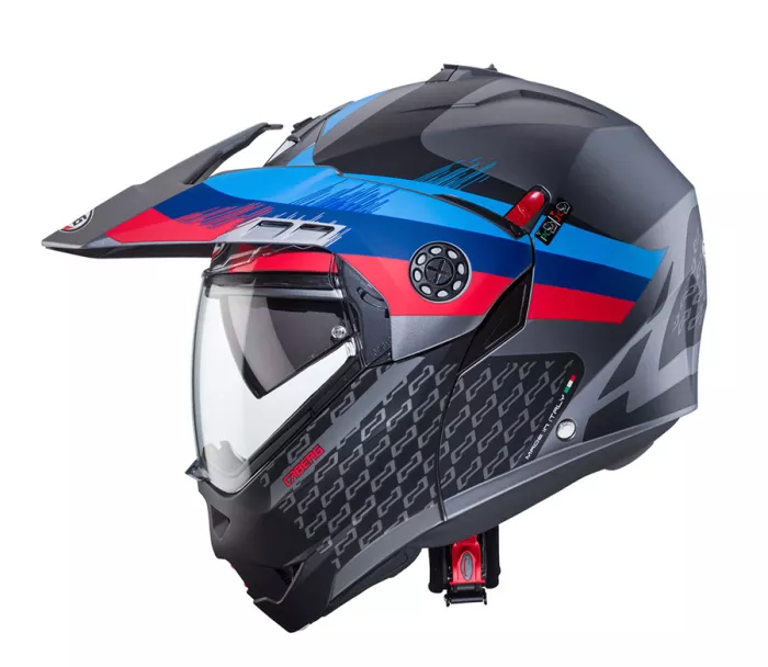 Kask składany Caberg Tourmax X Sarabe matt gun metal/black/BMW colors