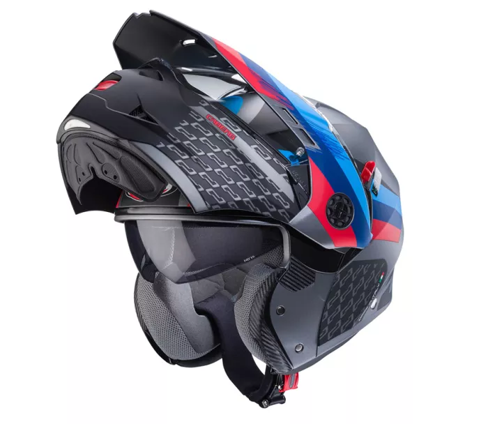 Kask składany Caberg Tourmax X Sarabe matt gun metal/black/BMW colors