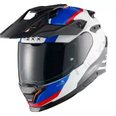 Kask przygodowy NEXX Y.TRAVL Quest white/blue/red