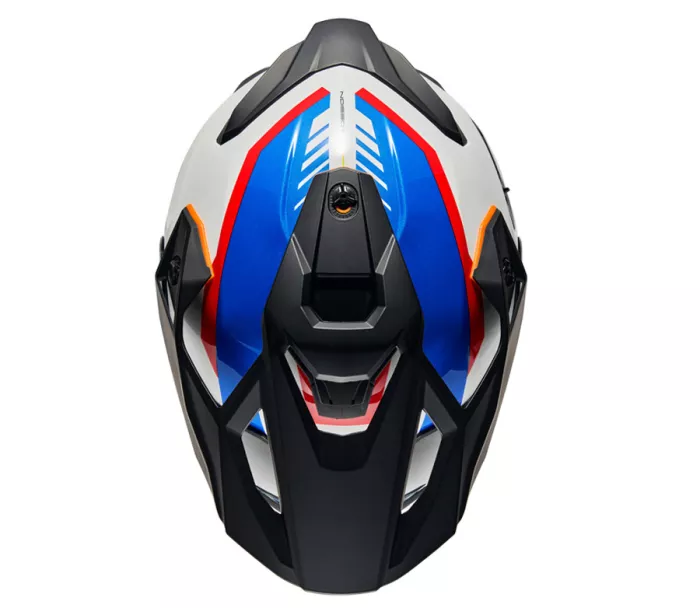 Kask przygodowy NEXX Y.TRAVL Quest white/blue/red