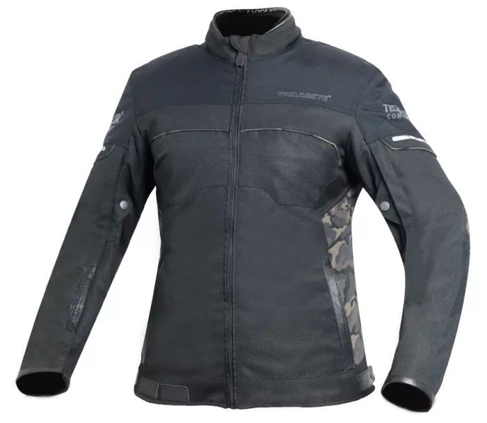 Damska kurtka motocyklowa Trilobite All Ride Tech-Air czarna / moro rozmiar L