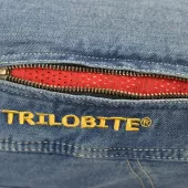 Damskie dżinsy motocyklowe Kevlar Trilobite Parado slim fit niebieski poziom 2 rozmiar 32