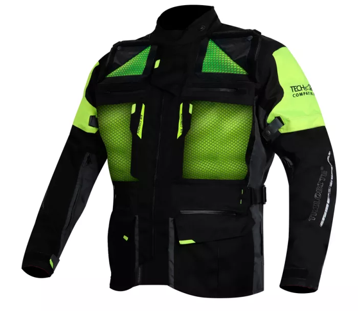 Kurtka motocyklowa Trilobite Rideknow Tech-Air czarno/żółta