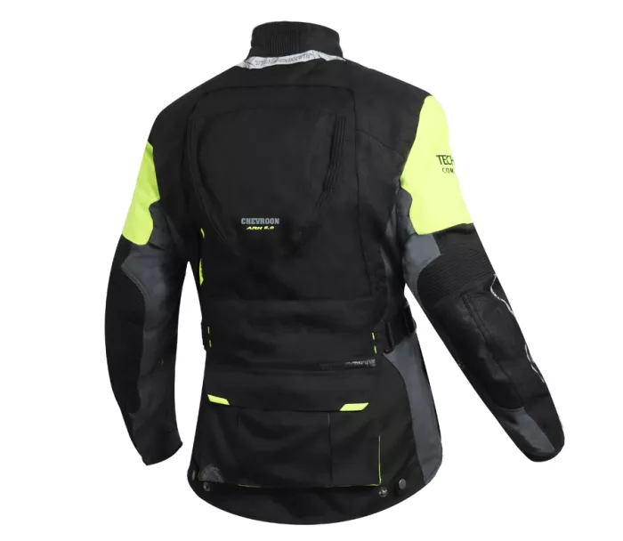 Damska kurtka motocyklowa Trilobite Rideknow Tech-Air czarno/żółta fluo