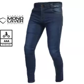 Męskie dżinsy motocyklowe Trilobite Uptown skinny fit monolayer AAA blue