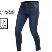 Męskie dżinsy motocyklowe Trilobite Uptown skinny fit monolayer AAA blue