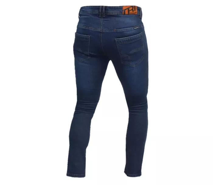 Męskie dżinsy motocyklowe Trilobite Uptown skinny fit monolayer AAA blue