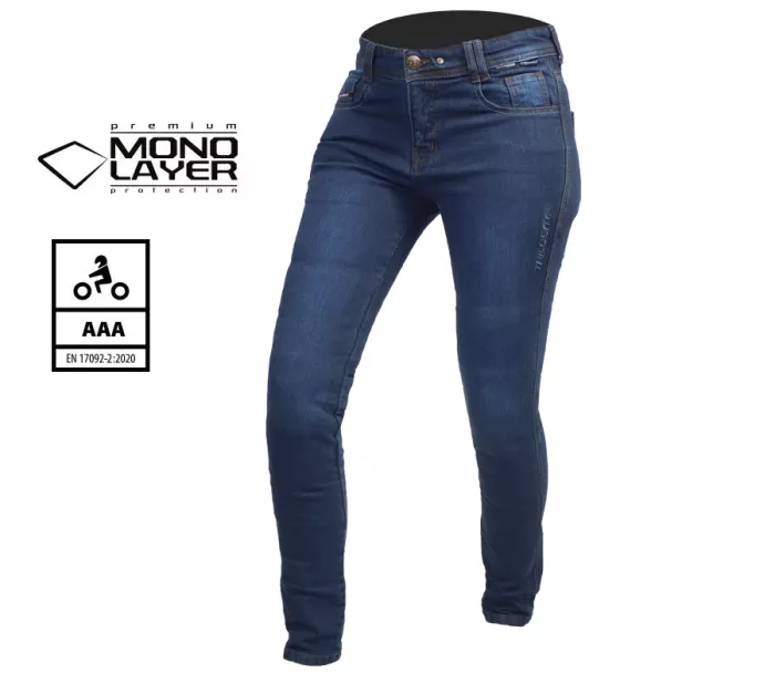 Dżinsy damskie Trilobite Uptown skinny fit monolayer AAA blue