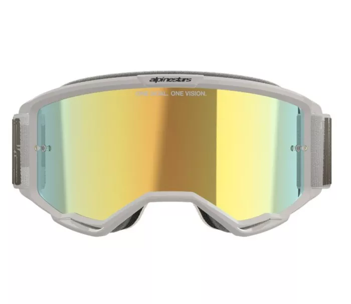 Gogle motocrossowe Alpinestars Vision 5 Hollow wind/mirror gold